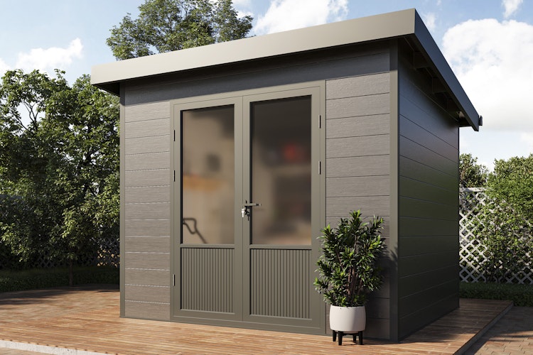 Wolff Finnhaus WPC Gartenhaus WPC-Style B - 28 mm