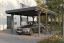 Vorschaubild Skan Holz Friesland - Flachdach Carport aus Nadelholz Breite 402 cm