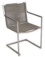 Garden Pleasure Freischwinger SIENNA, Edelstahl / Rope Khaki - Einzelstück