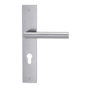 Vorschaubild Griffwerk Türgriff LUCIO Langschild- Edelstahl matt