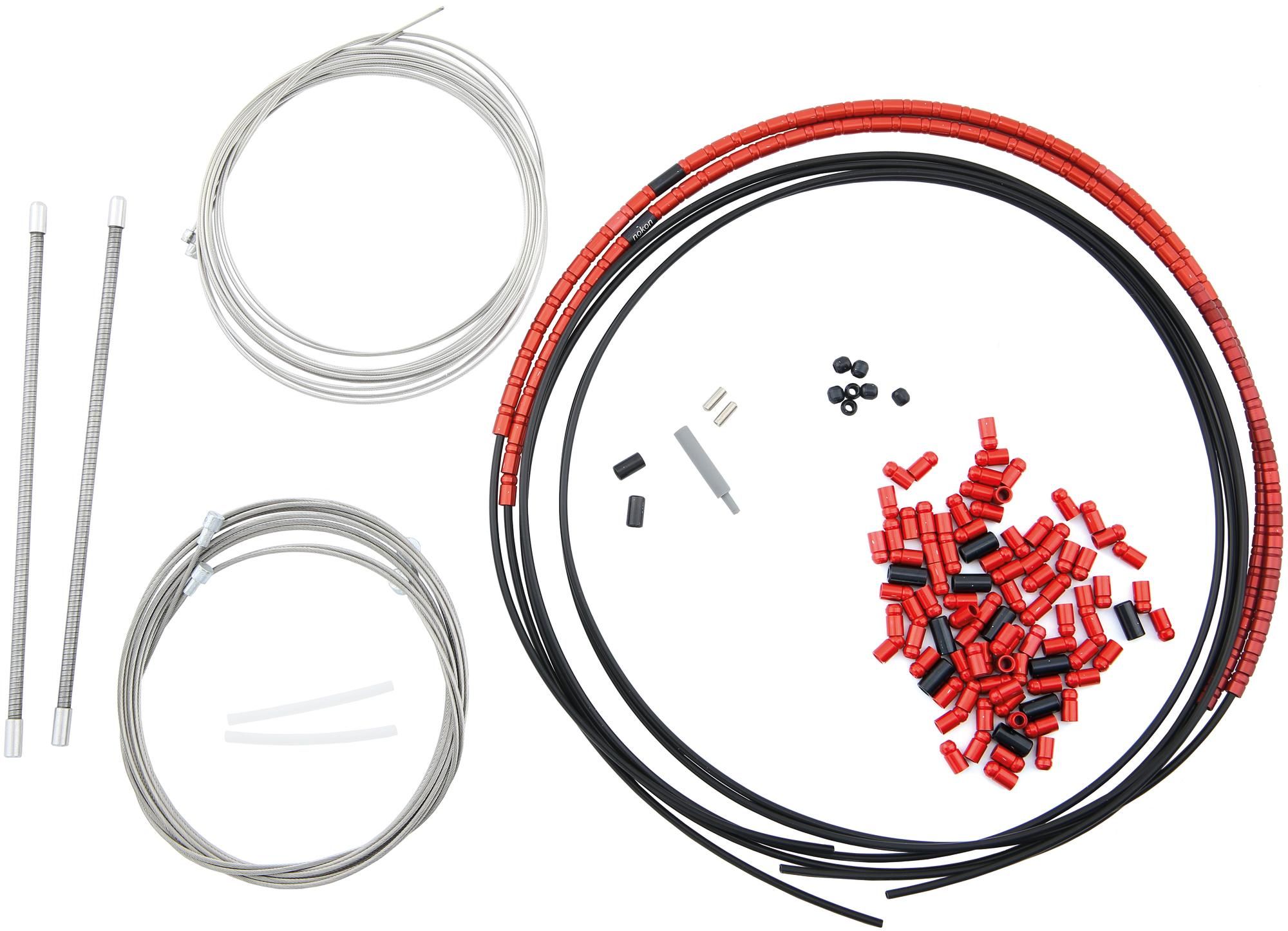 Nokon Schalt-/Bremszug Set KON 22 rot