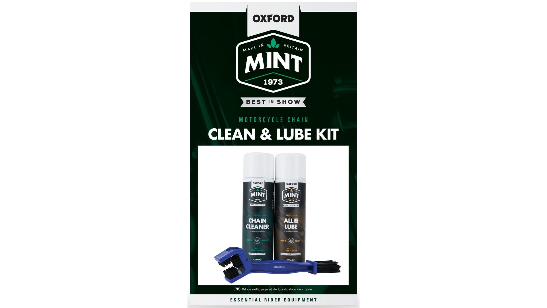 Oxford Kettenpflege-Set Mint Motorcycle Chain & Lube Kit