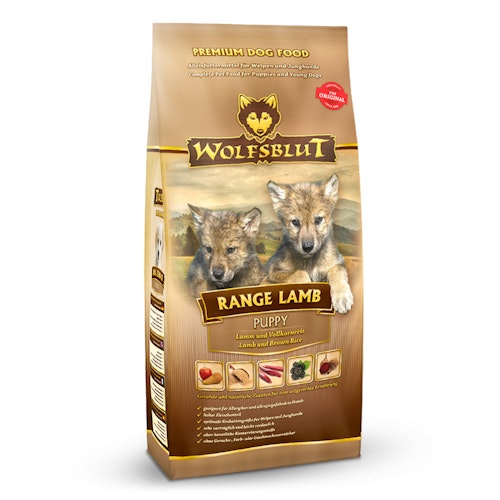 WOLFSBLUT Range Lamb Puppy Lammfleisch und Reis Hundetrockenfutter