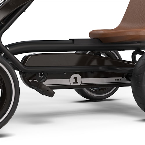 EXIT Foxy Gokart - mit Anhänger Espresso Schwarz