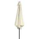 Vorschaubild Derby Mittelmastschirm BASIC 300 Lift, Aluminium Anthrazit / 100 % Polyester 180 g/m²