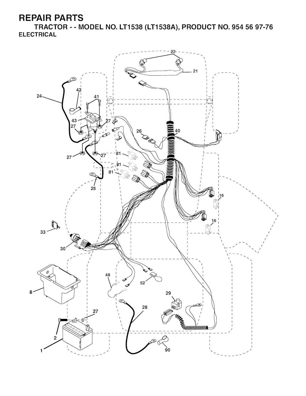 Explosionszeichnung Ersatzteile