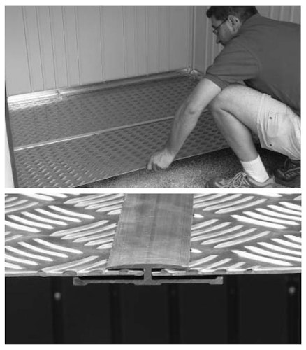 Alu-Bodenplatte für Biohort Gerätehaus Avantgarde und Avantgarde ECO