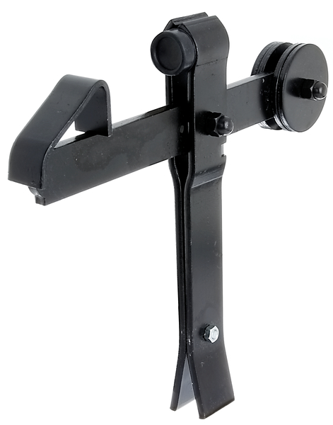 Alberts® Torfeststeller mit Wippe KTL schwarz zum Einbetonieren BxH 300x240 mm