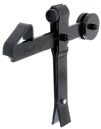 Alberts® Torfeststeller mit Wippe KTL schwarz zum Einbetonieren BxH 300x240 mm 