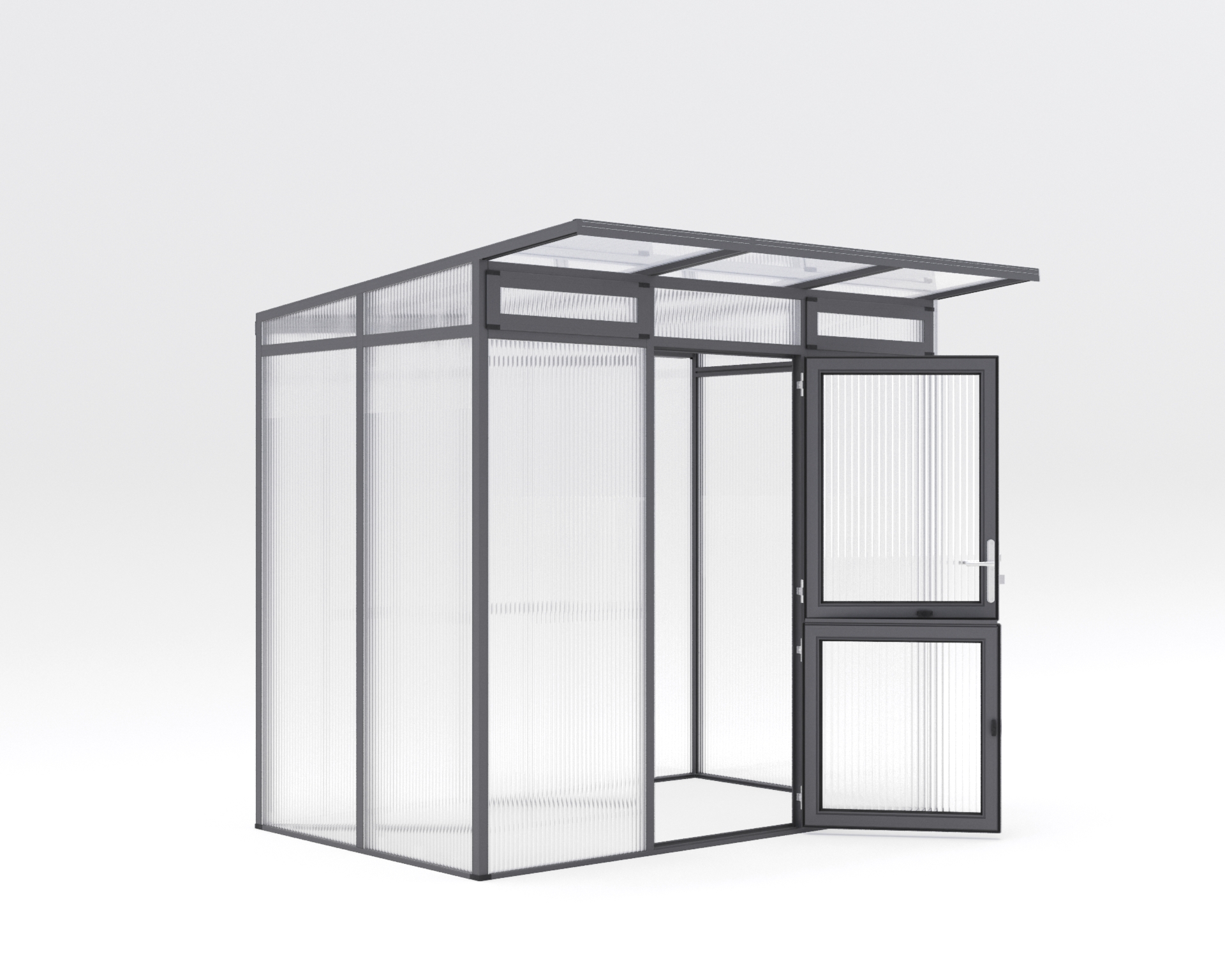 KGT Gewächshaus Santini Typ II small anthrazit