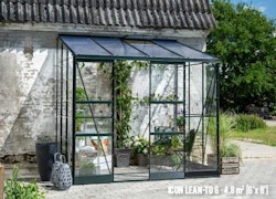 Halls Gewächshaus Icon Lean-To - 0,9 m² / 1,3 m² / 4,8 m² / 7,3 m²