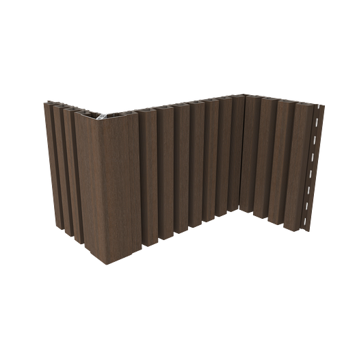 NewTechWood WPC Fassadenverkleidung Castellation Pro 35  BSK D 33 x 215 mm