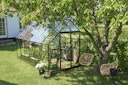 Halls Gewächshaus Qube + 6,6 m² / 9,9 m² / 13 m²