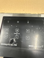 DEFEKT (für Bastler) Karibu Steuergerät easy finnisch schwarz für Starkstrom Öfen