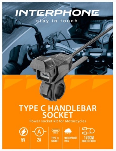 INTERPHONE USB-C Einbausteckdose 12V