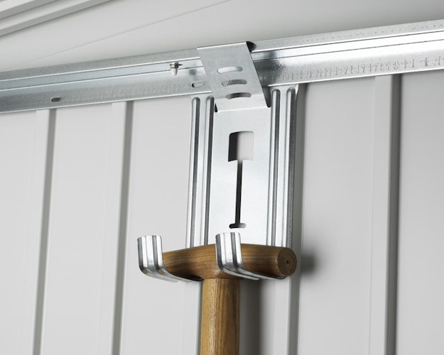 Gerätehalter für Biohort Gerätehaus und Geräteschrank (4 Stück Packung, nicht passend für Gerätehaus Neo)