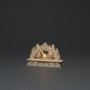 Vorschaubild Konstsmide Holzsilhouette Weihnachtsbaum und Weihnachtsmann