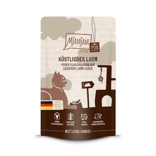 MJAMJAM Quetschies PUR 125g Beutel Katzennassfutter