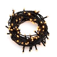 Konstsmide LED Lichterkette 120 bernsteinfarben Dioden batteriebetrieben