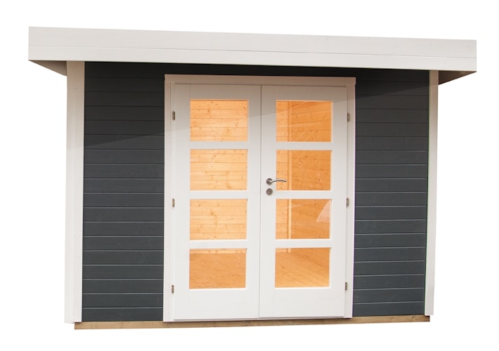 Wolff Finnhaus Gartenhaus Relax C - 28 mm anthrazit