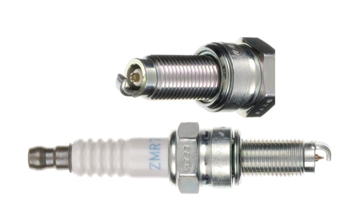 NGK Zündkerze ZMR7AP Platin, 10 mm Gewinde für Piaggio NRG