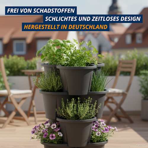 KHW Pflanzturm Demeter - vertikales Pflanzsystem