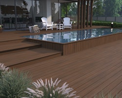 NewTechWood Deluxe WPC-Terrassendiele Hohlkammer Ipé  23 x 138 mm