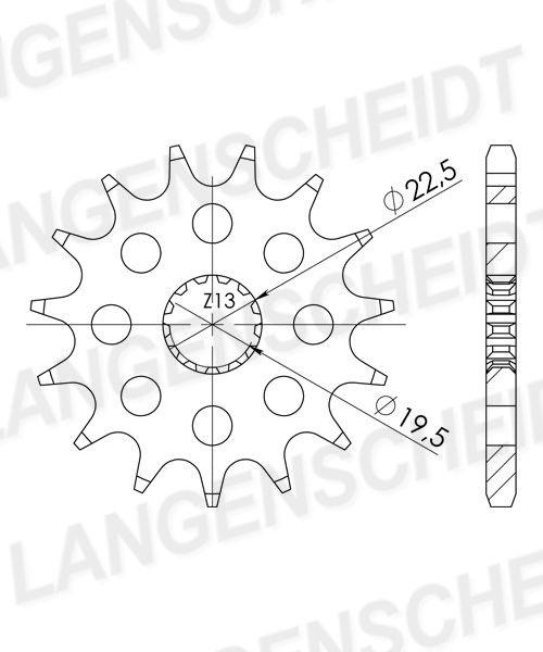 Supersprox Ritzel 525 15Z