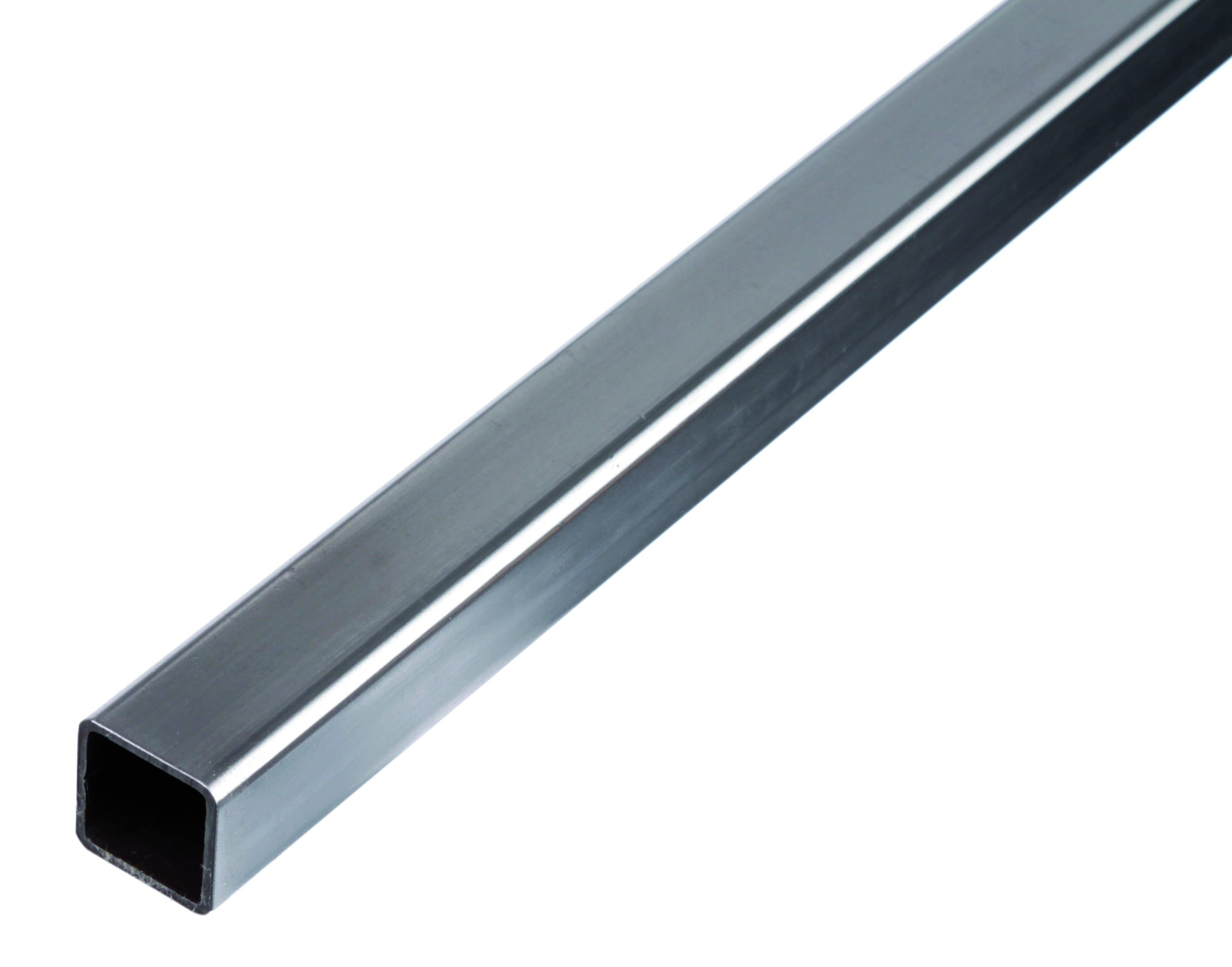 Alberts® Vierkantrohr, Stahl roh, versch. Größen-2 m-30 x 30 mm-1,5 mm