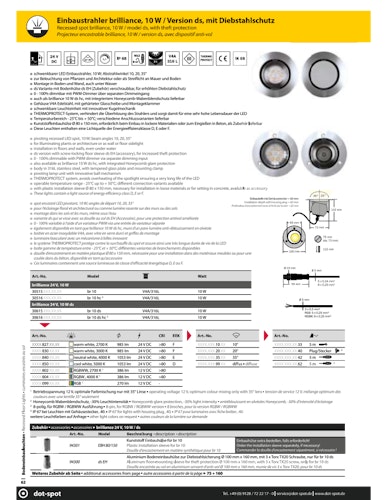 DotSpot br 10 hc; 12 V; RGB; 35°; M12 ersetzt/ replaced Ar