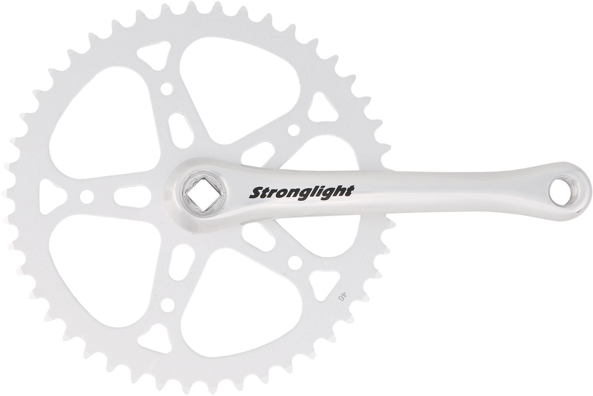 Stronglight Kettenradgarnitur 46 Zähne 170 mm silber