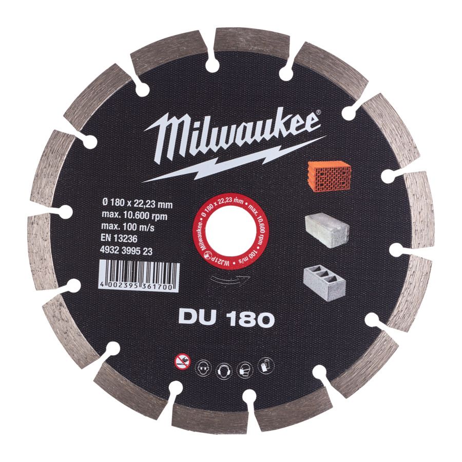 Milwaukee DIAMANTTRENNSCHEIBE DU180 4932399523