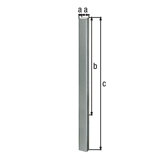 Alberts® Absperrpf. Standard SK fvz.,weiß,2 rote Ringe,1 Öse, z.Einb.,Pf. 70x70 mm 783075