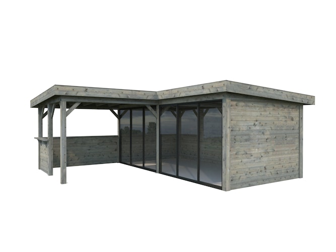 Palmako Carport/Pavillon Connect Lenna 24,9 m² Set 422 Slide