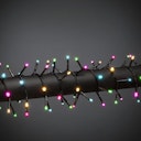 Vorschaubild Konstsmide Weihnachtsbeleuchtung LED Minilichterkette Cluster mit 400 bonbonfarben LEDs