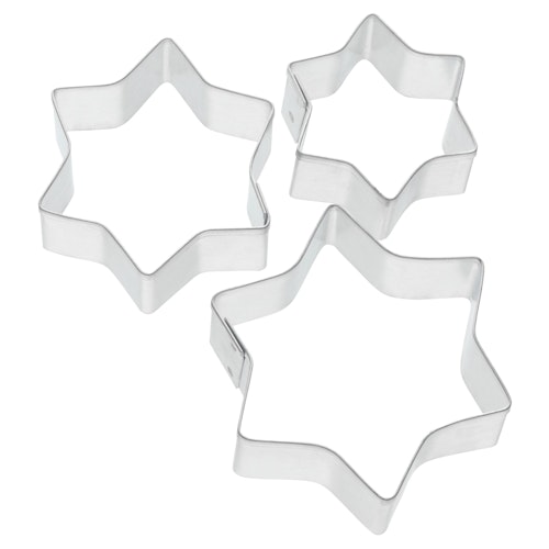 Kaiser Terrassen-Ausstechform-Set 3-teilig Stern