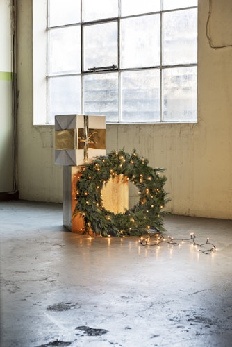 Konstsmide Weihnachtsbeleuchtung  Micro LED Lichterkette dunkelgrünes Kabel