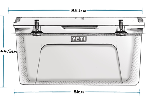 YETI Abmessungen
