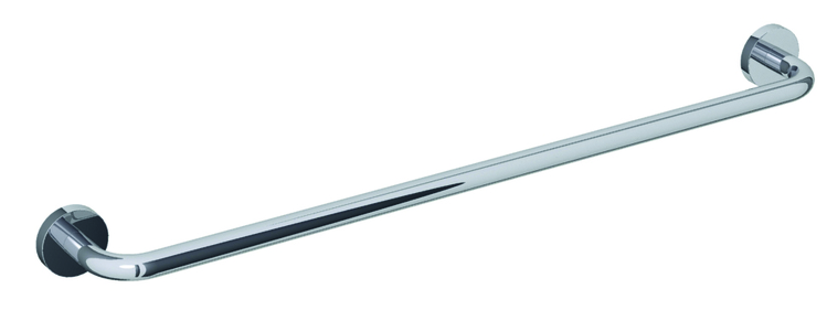Bravat Badetuchstange Varuna, chrom - 65 cm, rund