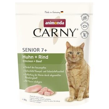 animonda Carny Senior Huhn & Rind Katzentrockenfutter