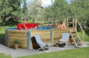 Vorschaubild Weka Massivholzpool 593 B Gr. 2, Sparset - 45 mm - 471 x 571 cm