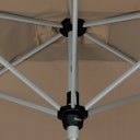 Vorschaubild doppler Mittelmastschirm ACTIVE 210 x 140 Auto-Tilt, Aluminium Silber / Polyester 180 g/m²