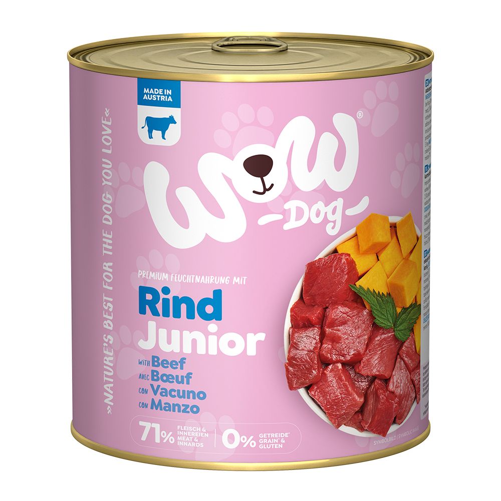 WOW Junior 800g Dose Hundenassfutter