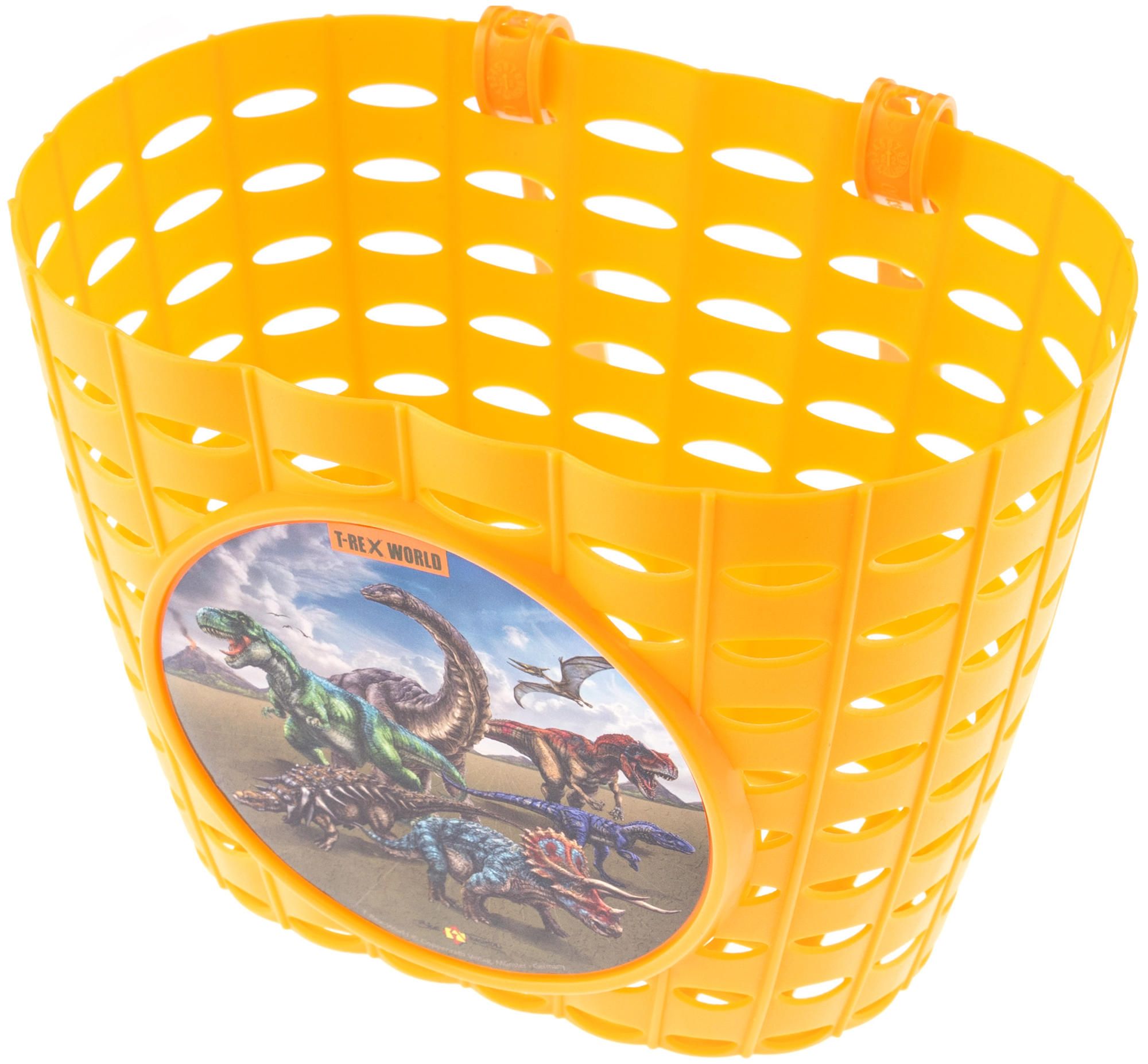 Bike Fashion Kinderkorb T-Rex World gelb,bunt