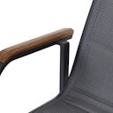 Vorschaubild Siena Garden Stapelsessel TESORO padded, Aluminium Anthrazit / Kunststoffgewebe Royal Grey - Abverkauf