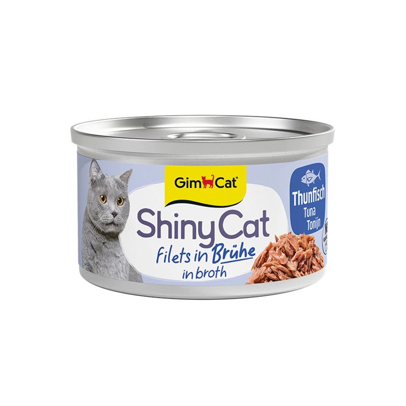 GimCat ShinyCat Brühe 70g-Dose  Katzennassfutter