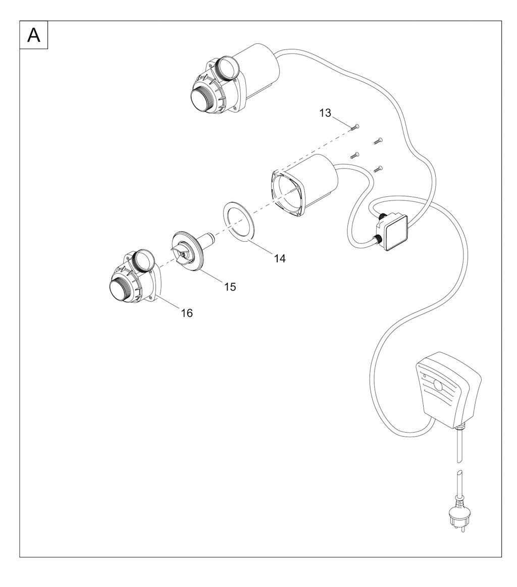 Explosionszeichnung Ersatzteile