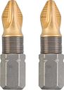 Vorschaubild kwb 2 Bits 25mm PZ 1 Titan SB 124101