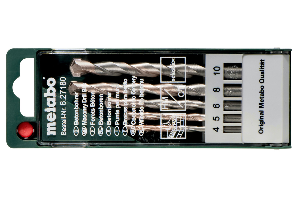 Metabo Beton-Bohrerkassette classic5-teilig