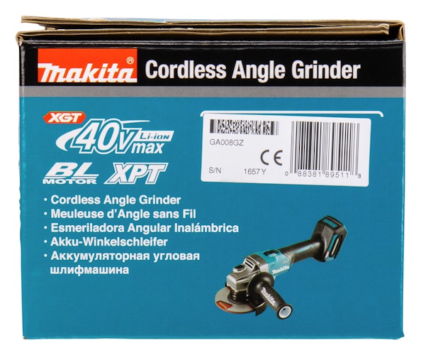 Makita Akku-Winkelschleifer GA008GZ